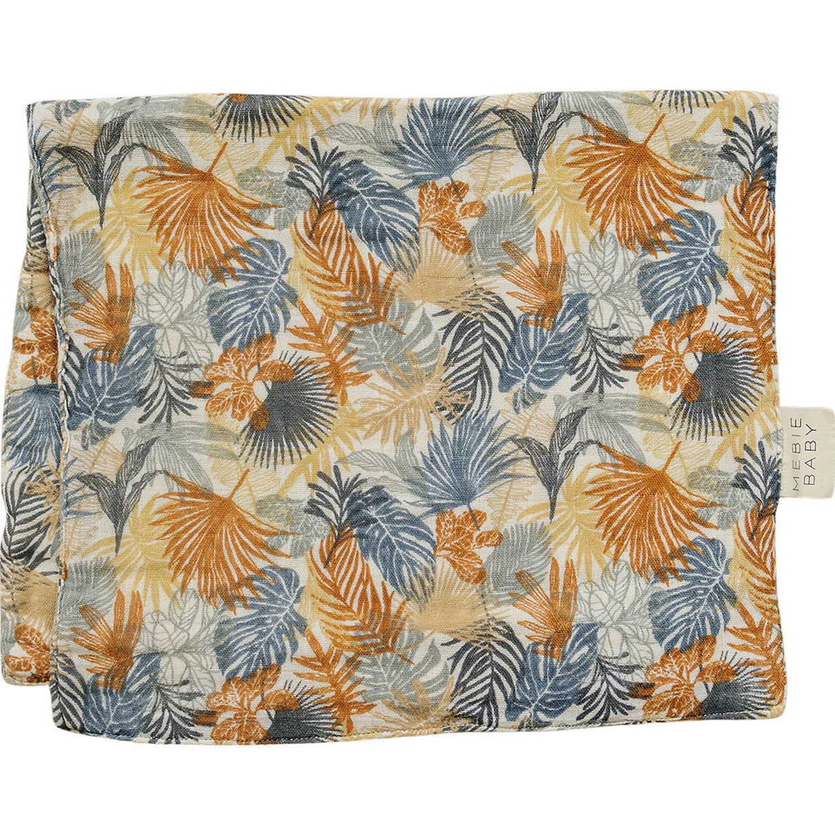 Paradise Palms Muslin Burp Cloth - HoneyBug