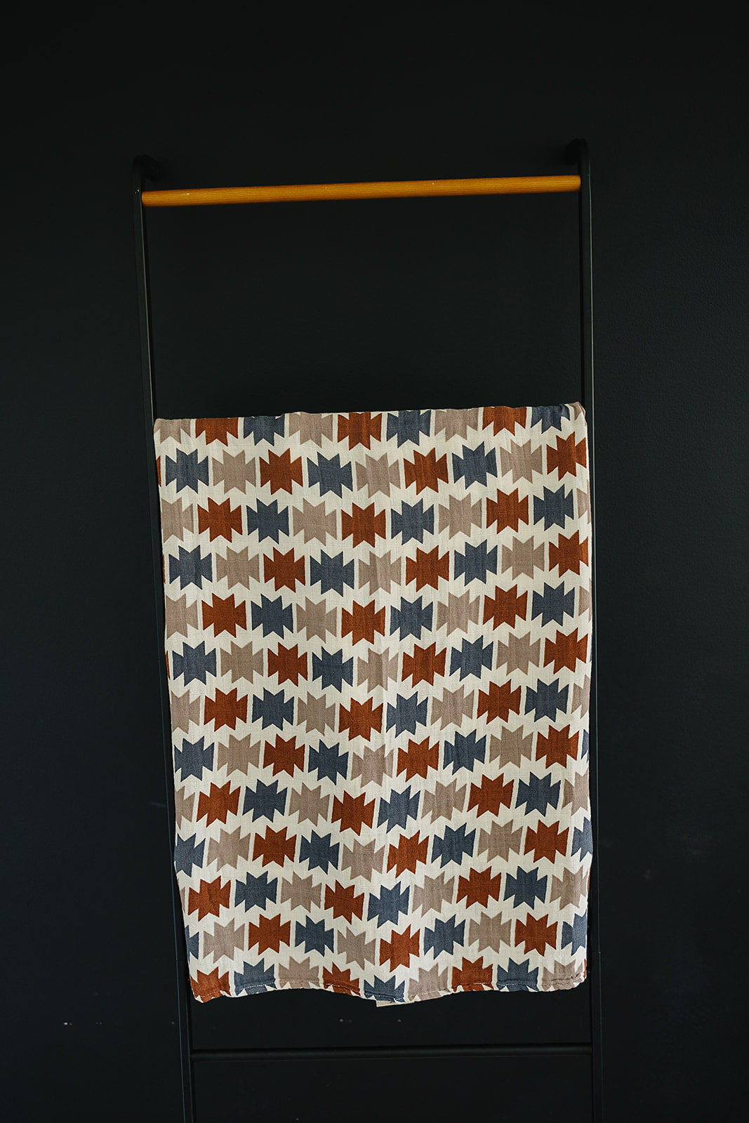 Western Aztec Muslin Swaddle Blanket - HoneyBug