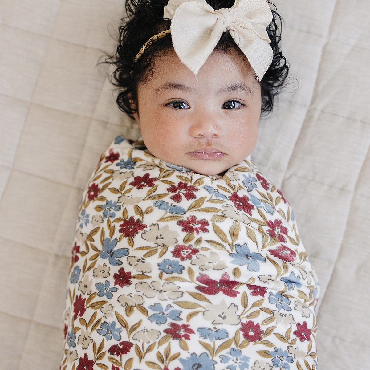 Desert Floral Luxe Fleece Swaddle