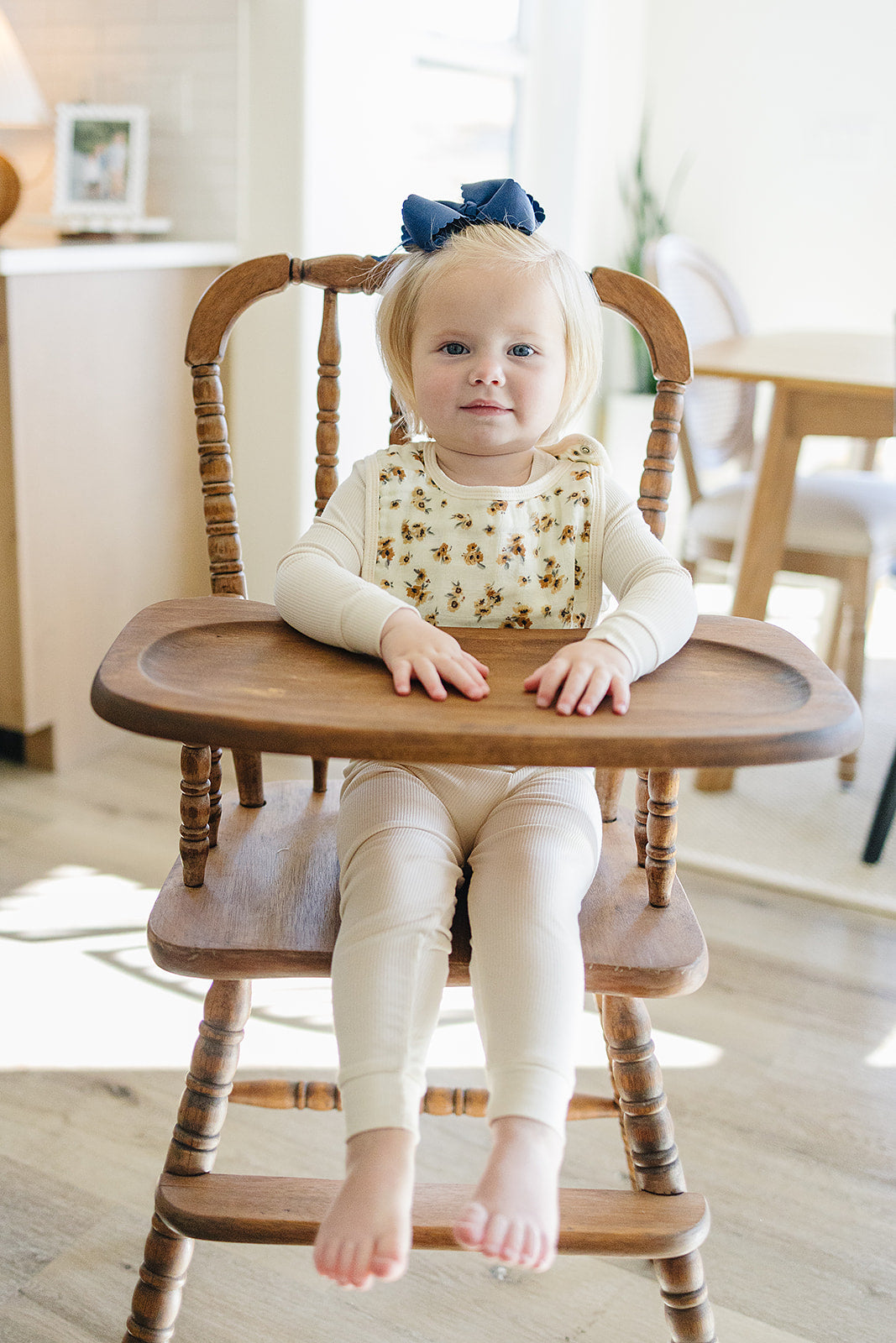 Autumn Bloom Classic Muslin Bib - HoneyBug