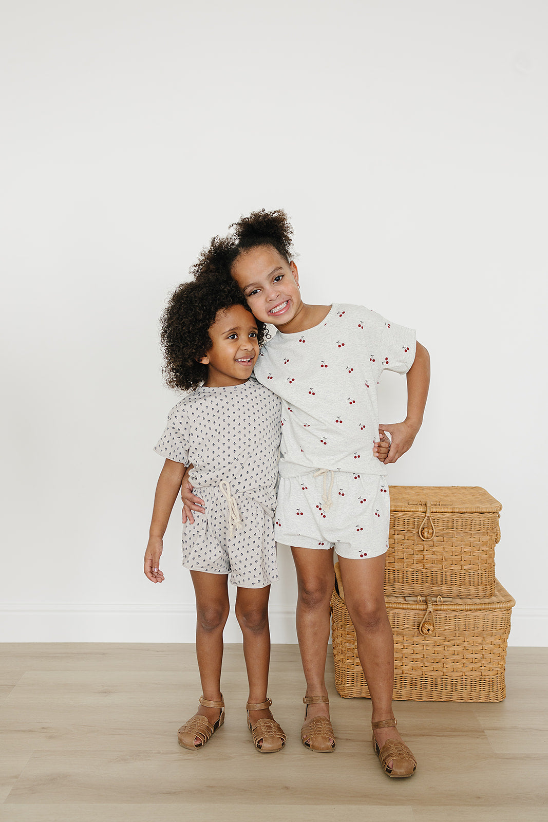 Cherries Short Set - HoneyBug