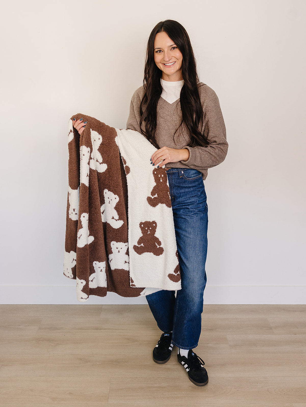 Teddy Bear Plush Blanket