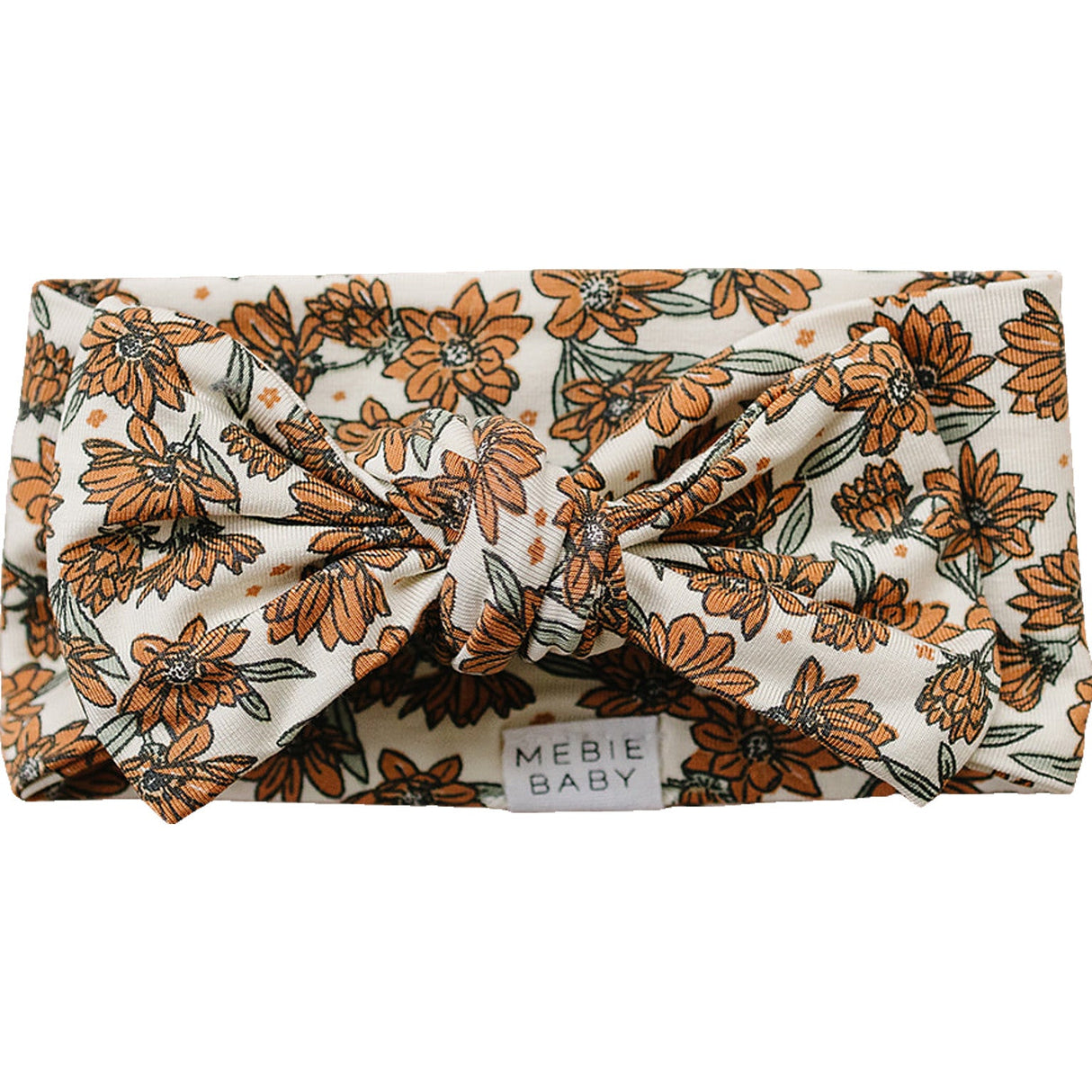 Cream Magnolia Bamboo Head Wrap - HoneyBug