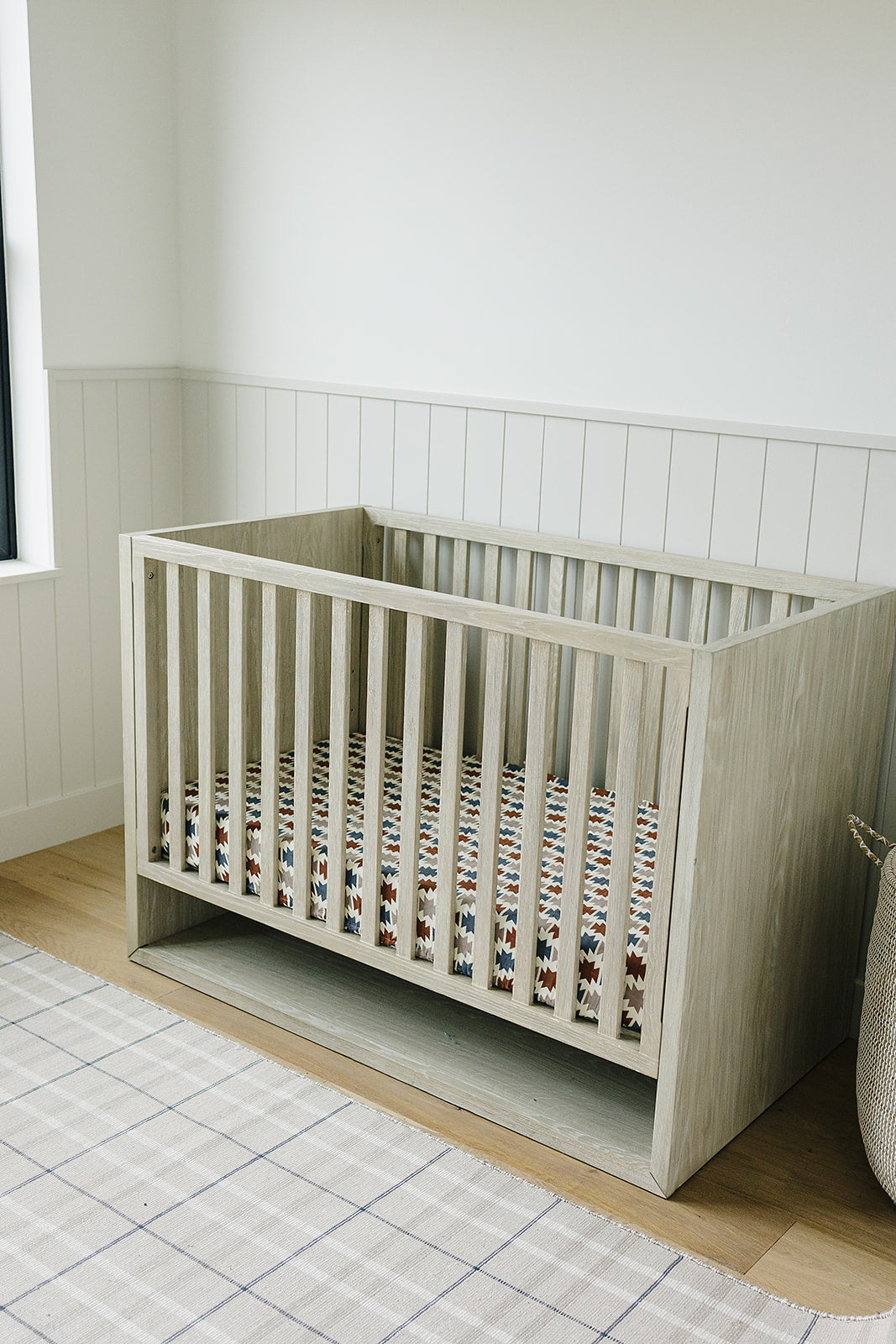 Western Aztec Muslin Crib Sheet - HoneyBug