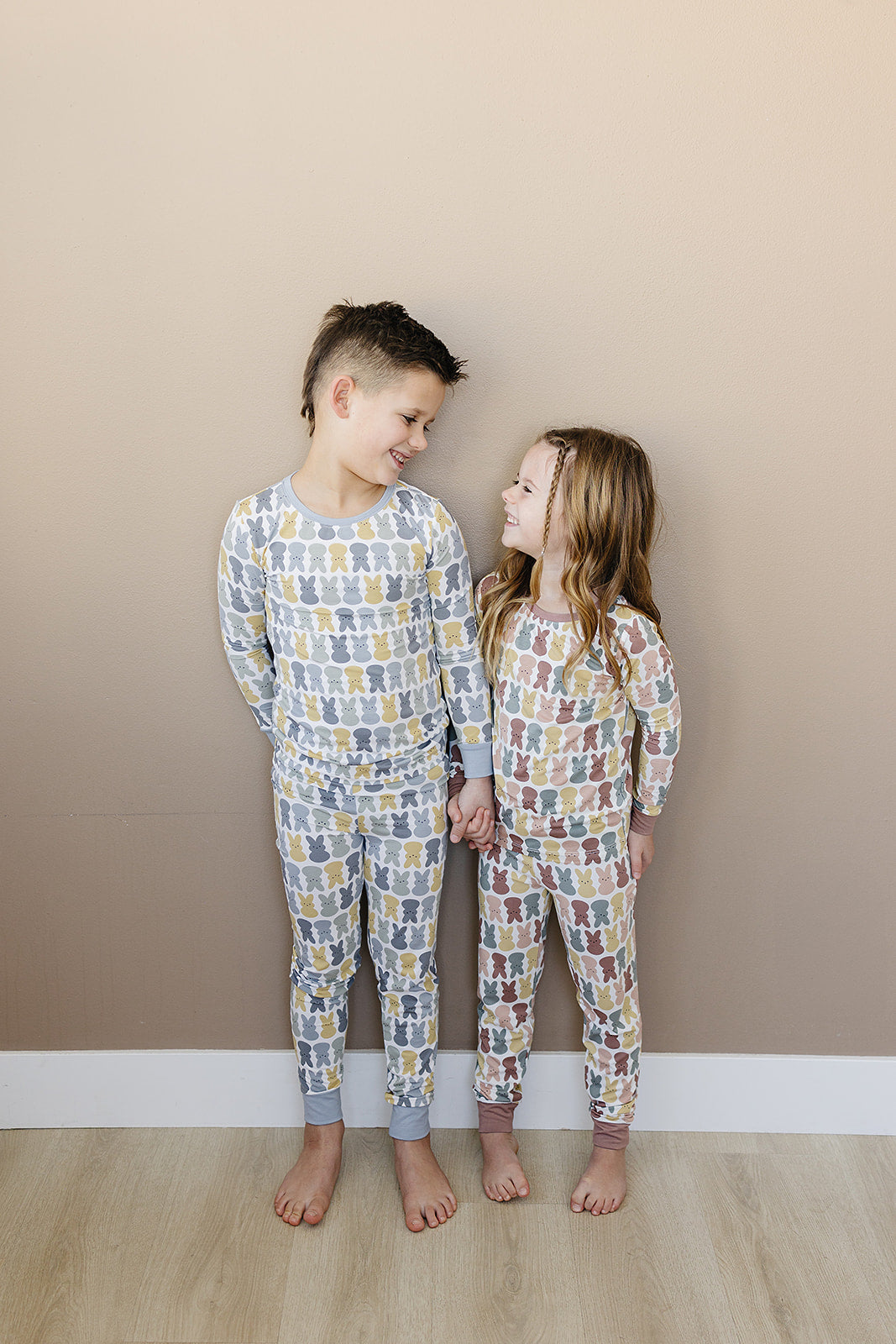 Dusty Blue Peep Bamboo Cozy Set