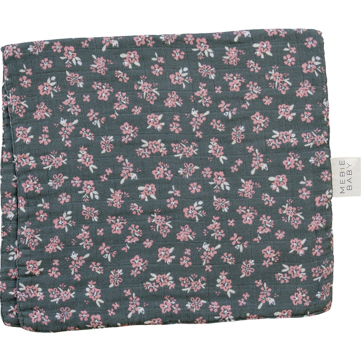 Olive Bloom Muslin Burp Cloth - HoneyBug