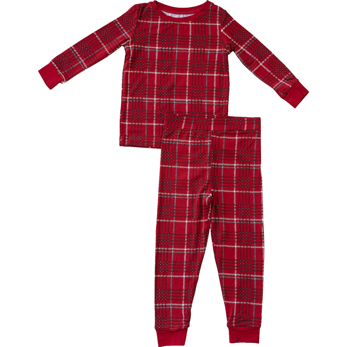 Red Plaid Bamboo Cozy Set - HoneyBug