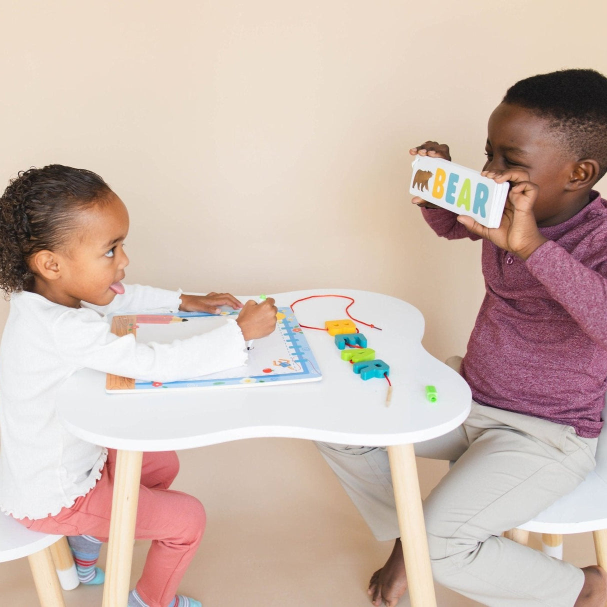 ABC Puzzle Set with Flashcards + Whiteboard