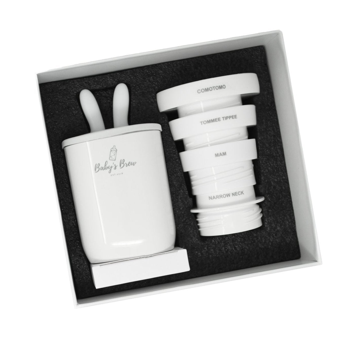 3.0 Portable Bottle Warmer Adapter Set (Warmer + Four Adapters)