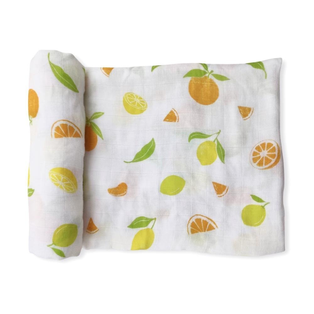 Bamboo Muslin Swaddle Blanket - Butterflies - HoneyBug