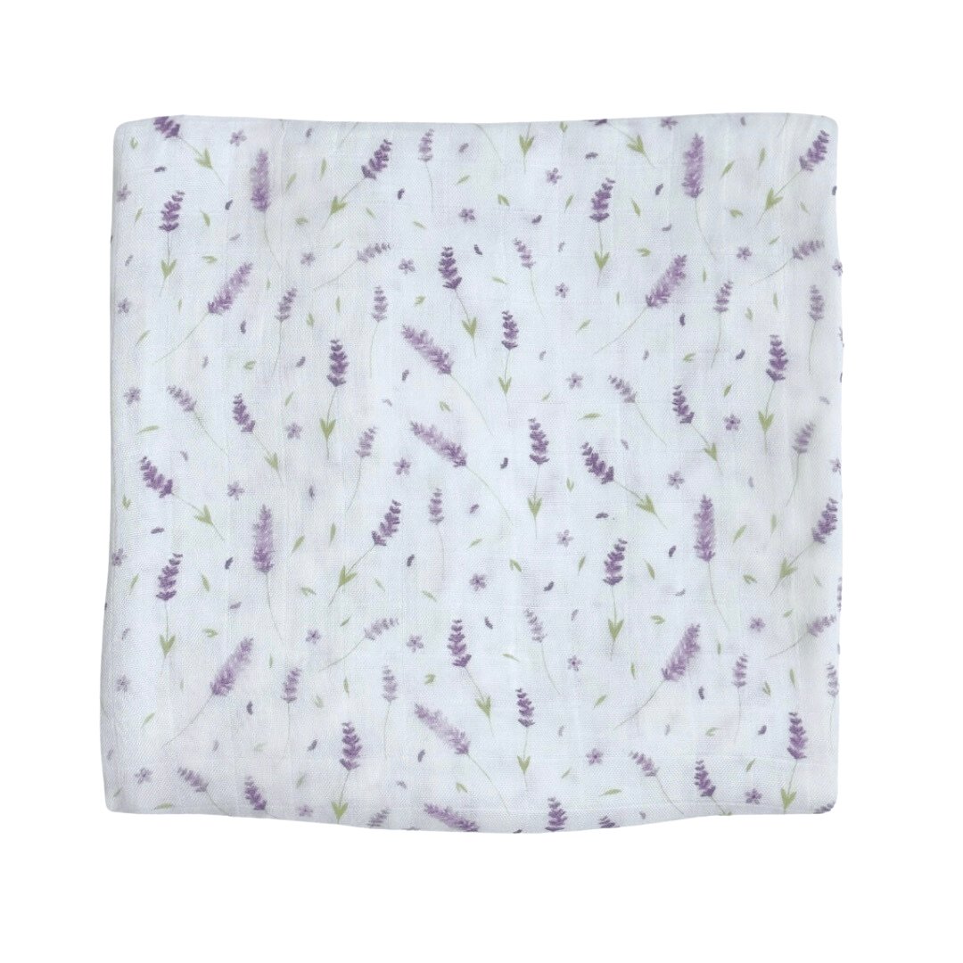 Bamboo Muslin Swaddle Blanket - Butterflies - HoneyBug