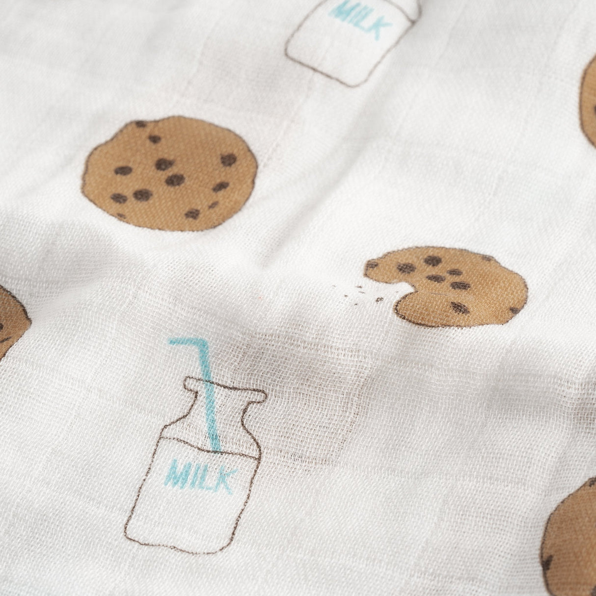 Bamboo Muslin Swaddle Blanket - Cookie Craze - HoneyBug
