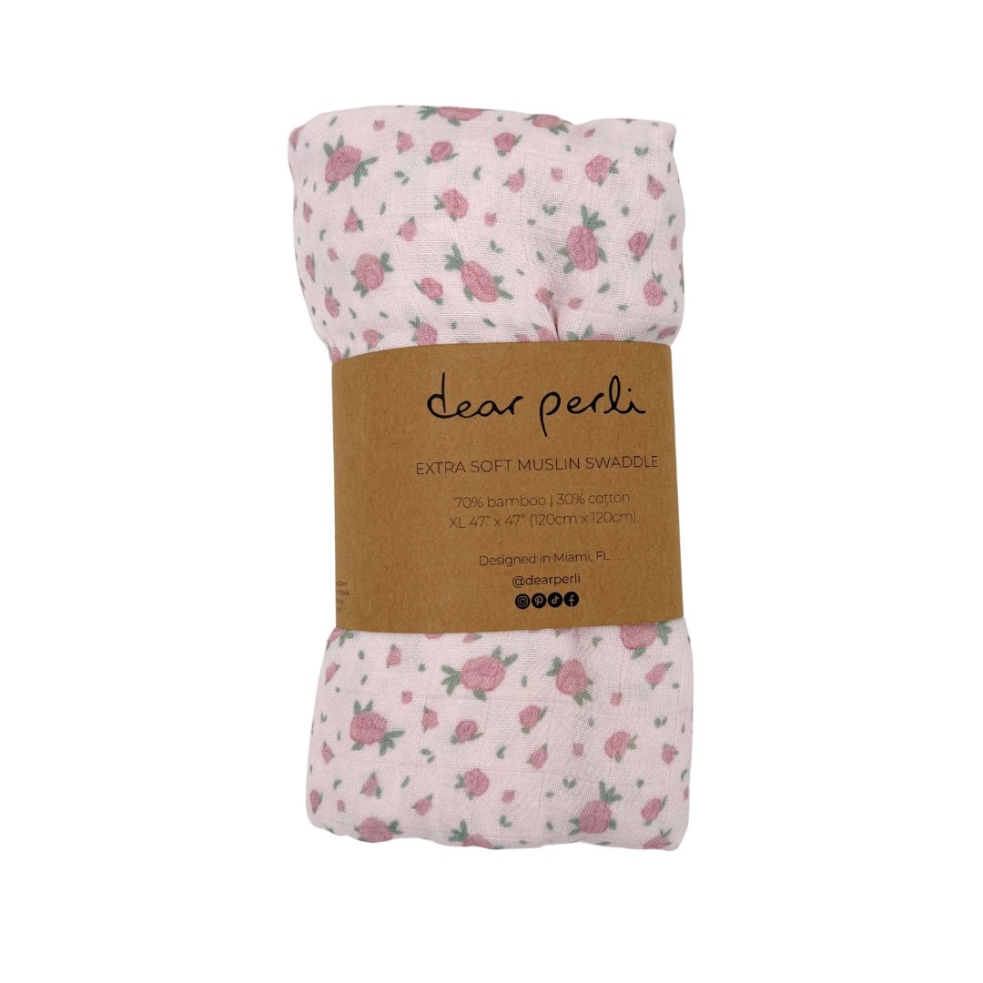 Bamboo Muslin Swaddle Blanket - Butterflies
