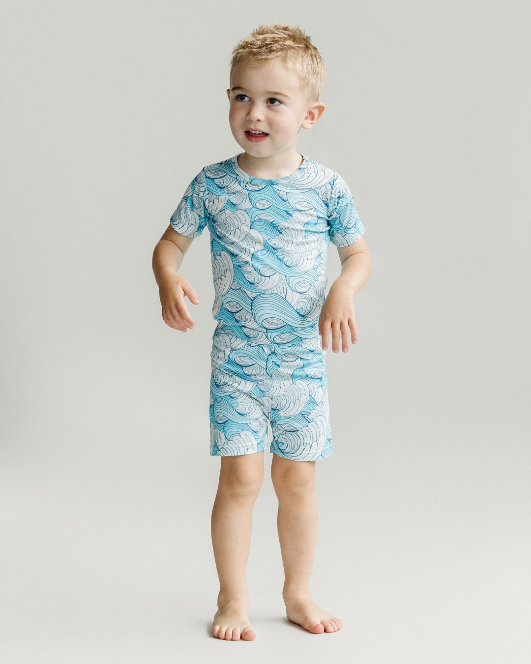 Bamboo Shorts Set | Delmar - HoneyBug
