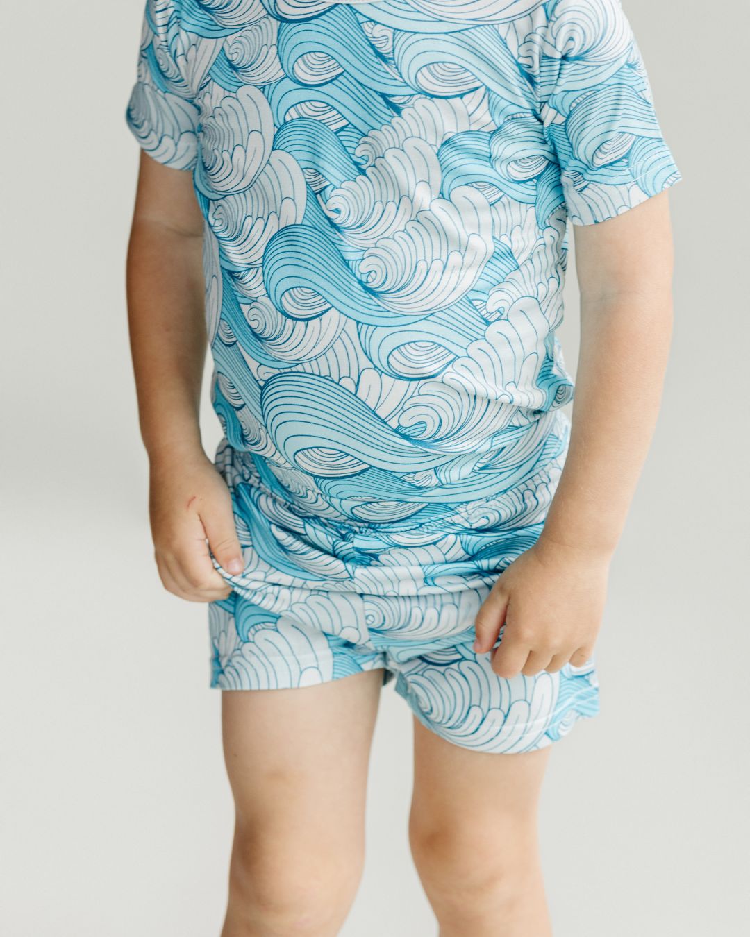 Bamboo Shorts Set | Delmar - HoneyBug