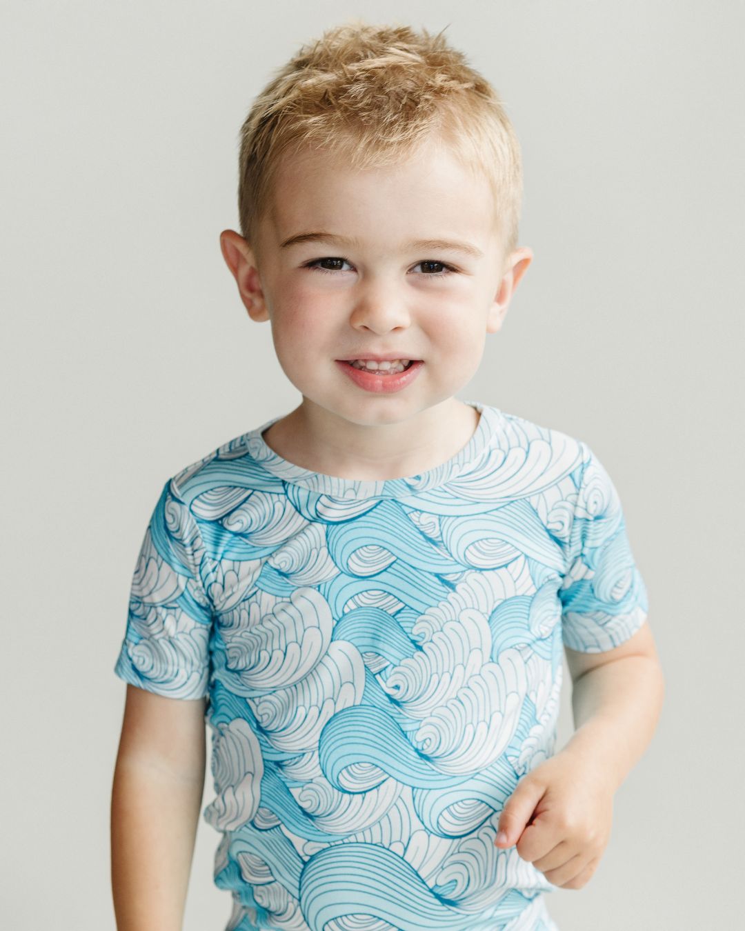 Bamboo Shorts Set | Delmar - HoneyBug