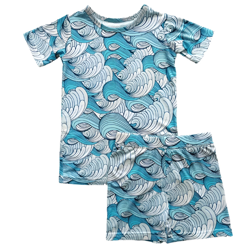 Bamboo Shorts Set | Delmar - HoneyBug