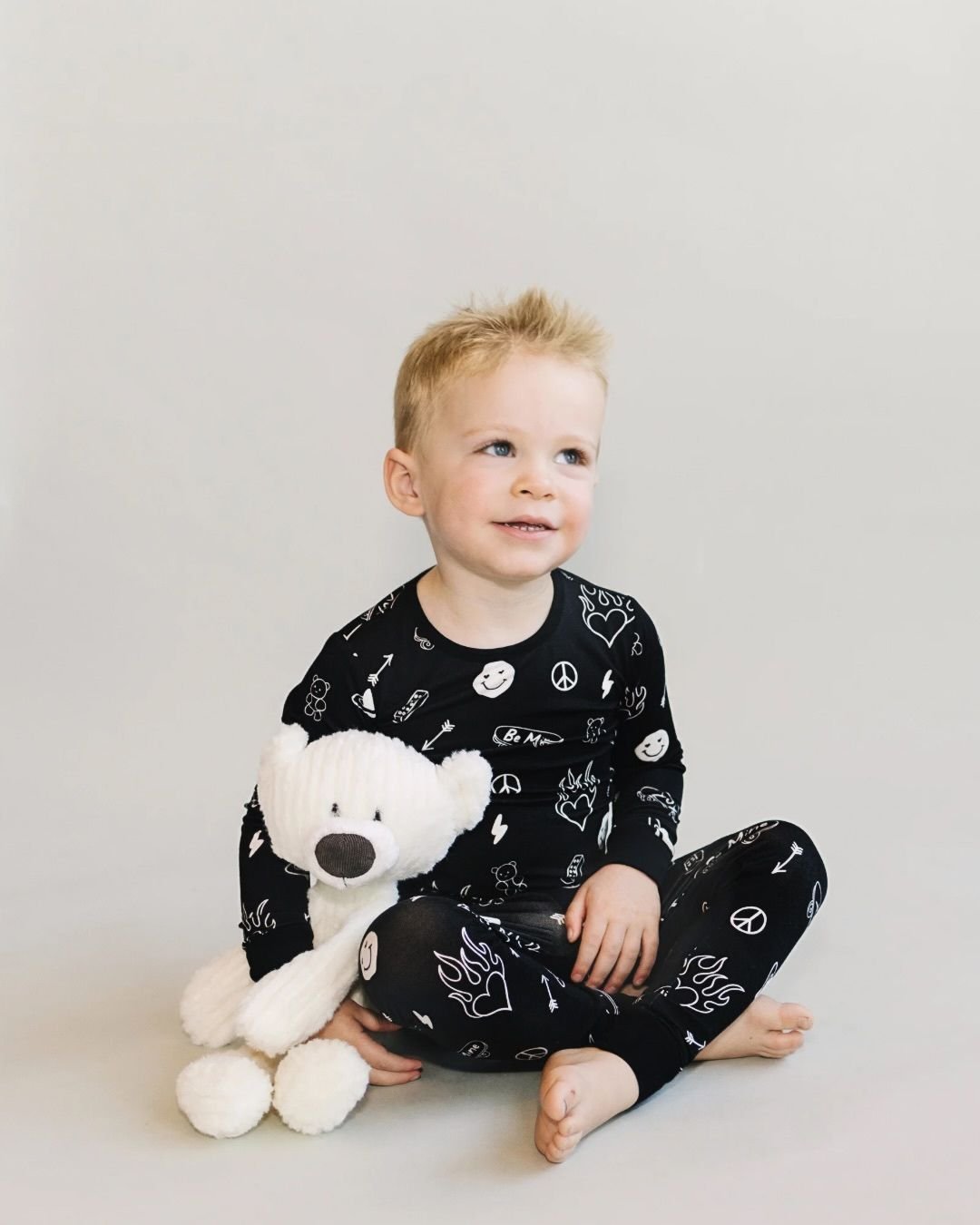 Bamboo Two Piece Set | Be Mine - HoneyBug