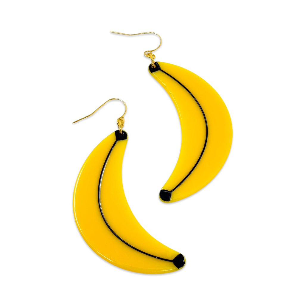 Big Banana Earrings - HoneyBug 