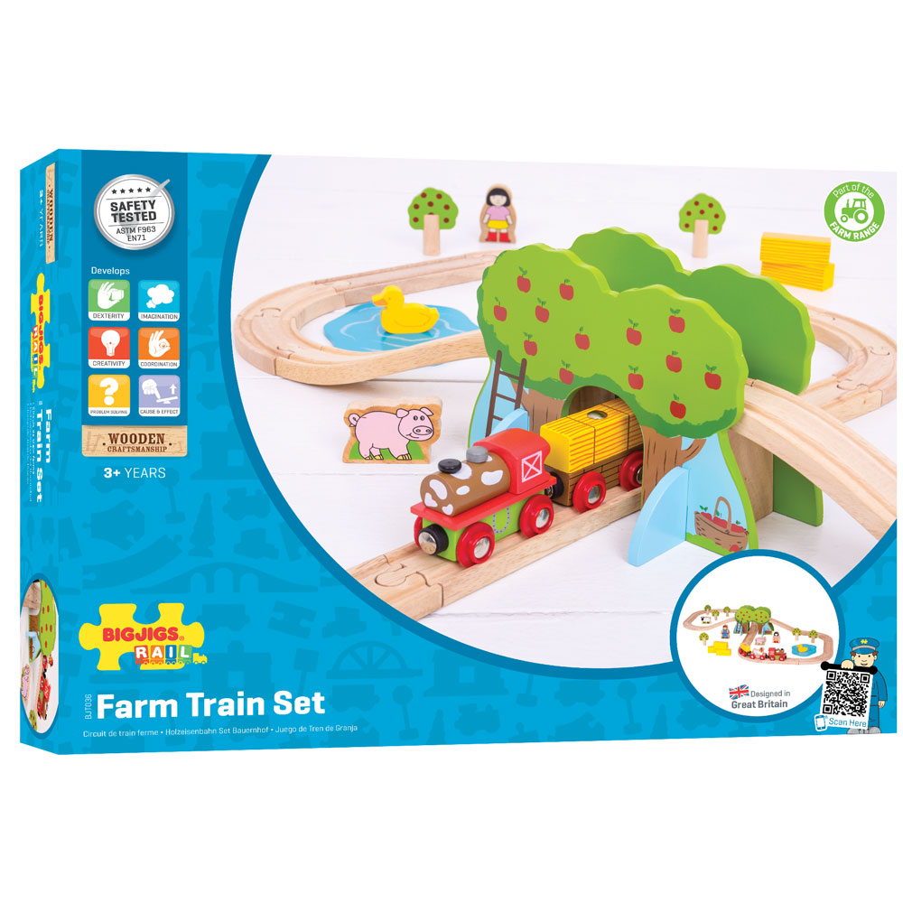 Farm Train Set - HoneyBug
