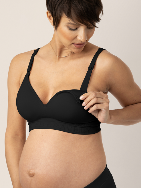 Signature Sublime® Contour Nursing & Maternity Bra | Black - HoneyBug