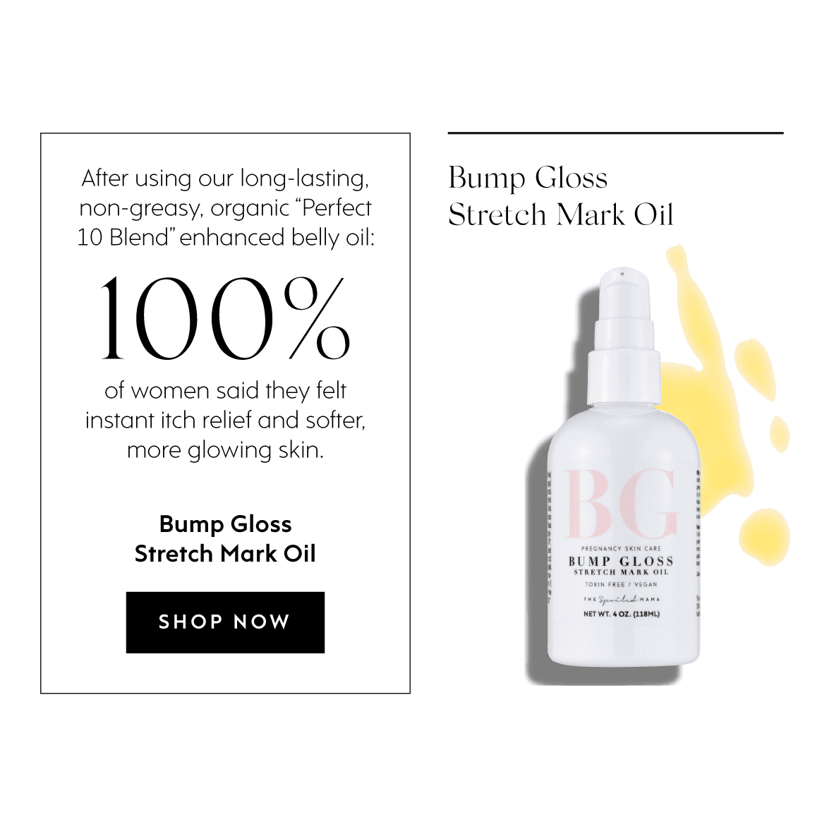 Bump Gloss Stretch Mark Oil - HoneyBug