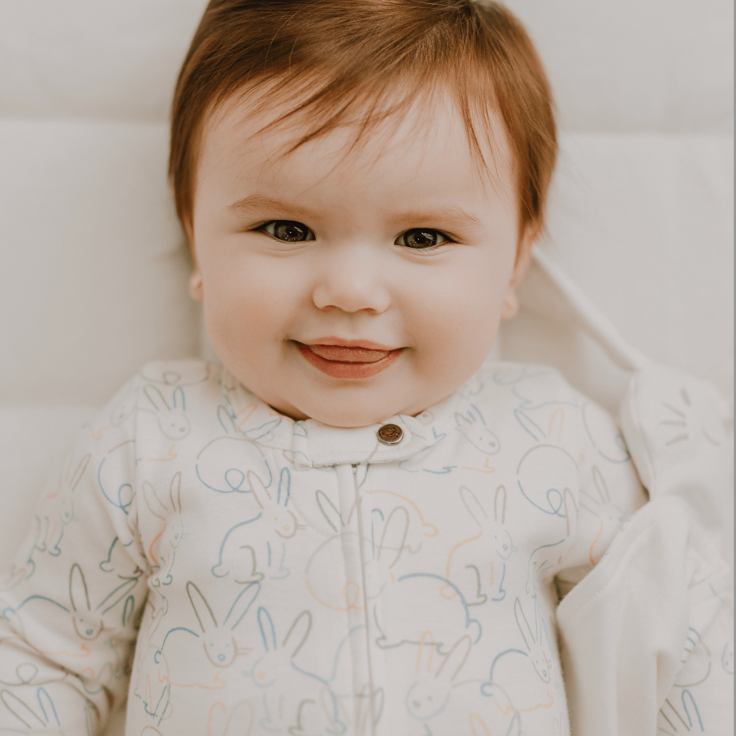 footie | bunnies - HoneyBug