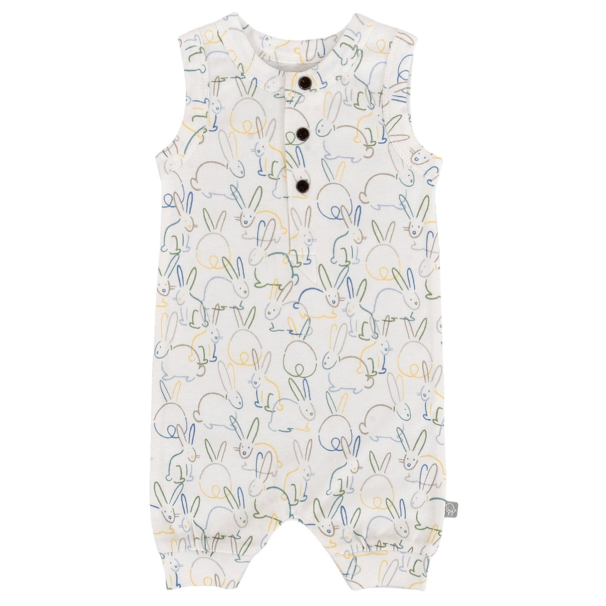 tank romper | bunnies - HoneyBug