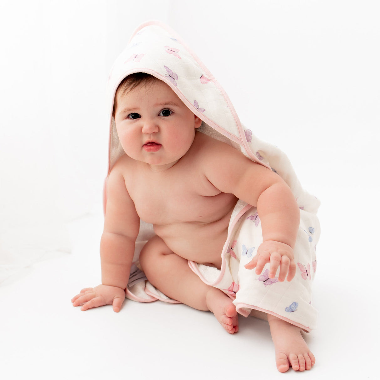 Butterfly Hooded Towel Set - HoneyBug