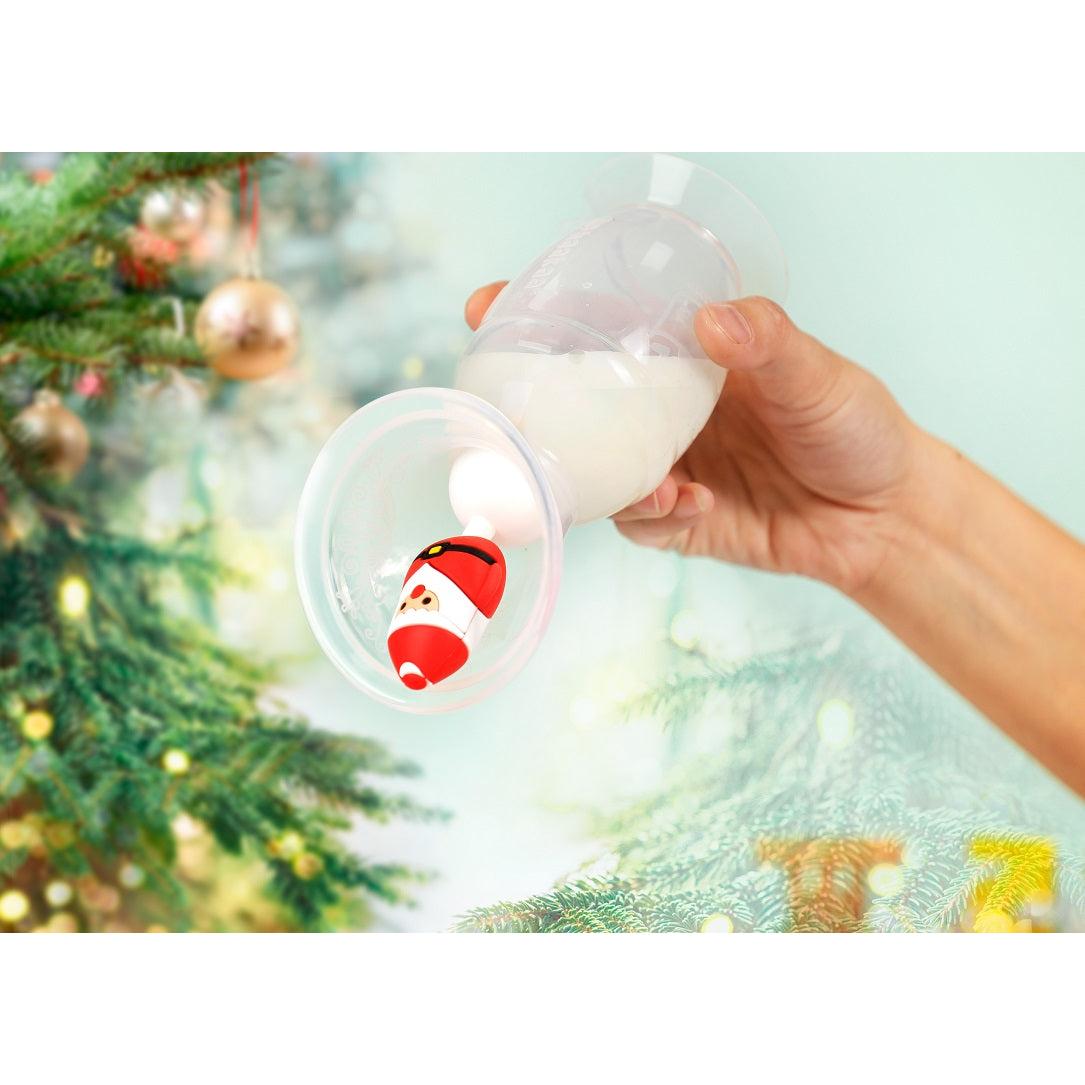 Haakaa Winter Holiday Silicone Breast Pump Stopper Gift Set 4 PK (Limited Edition) - HoneyBug