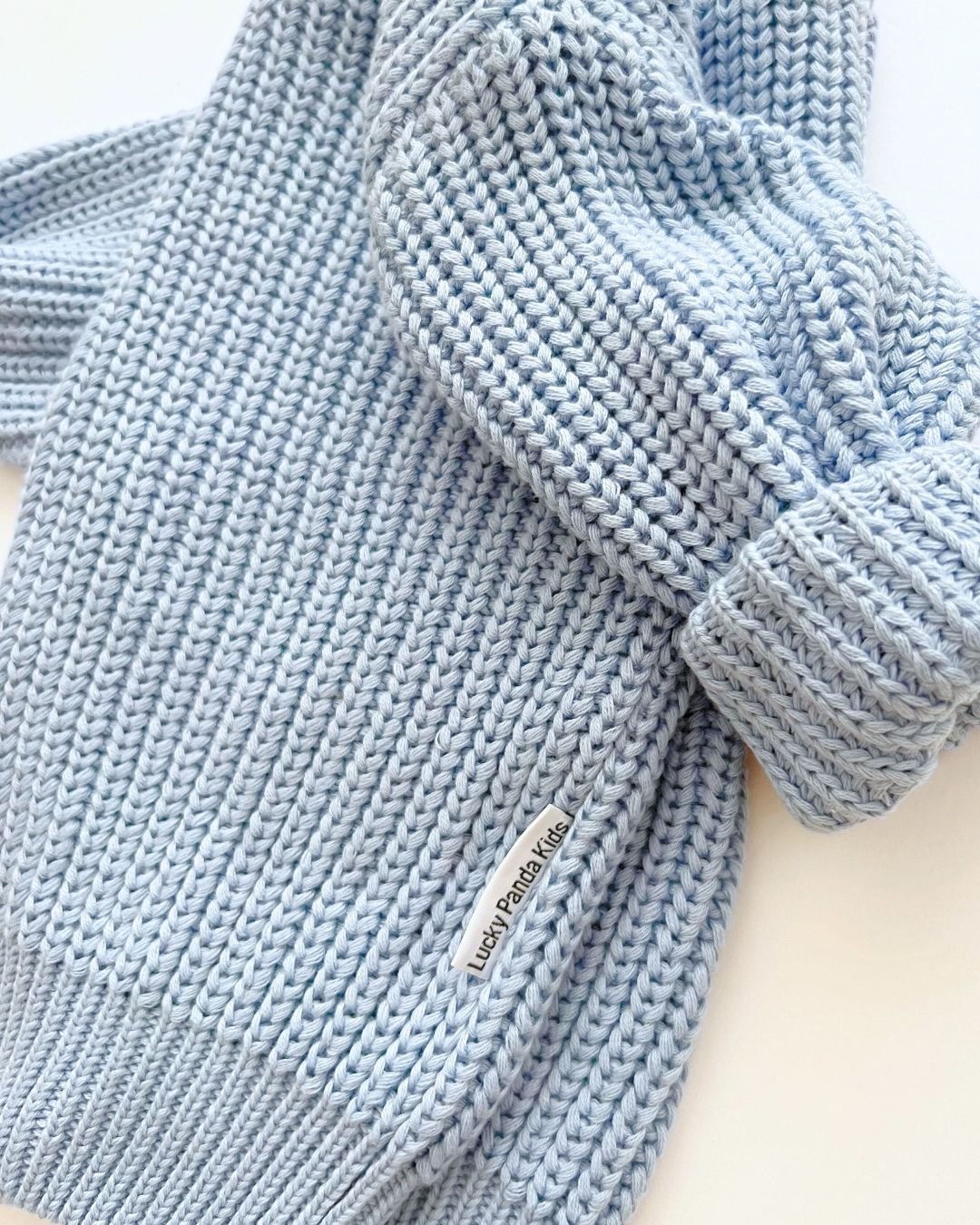 Chunky Knit Sweater | Blue - HoneyBug