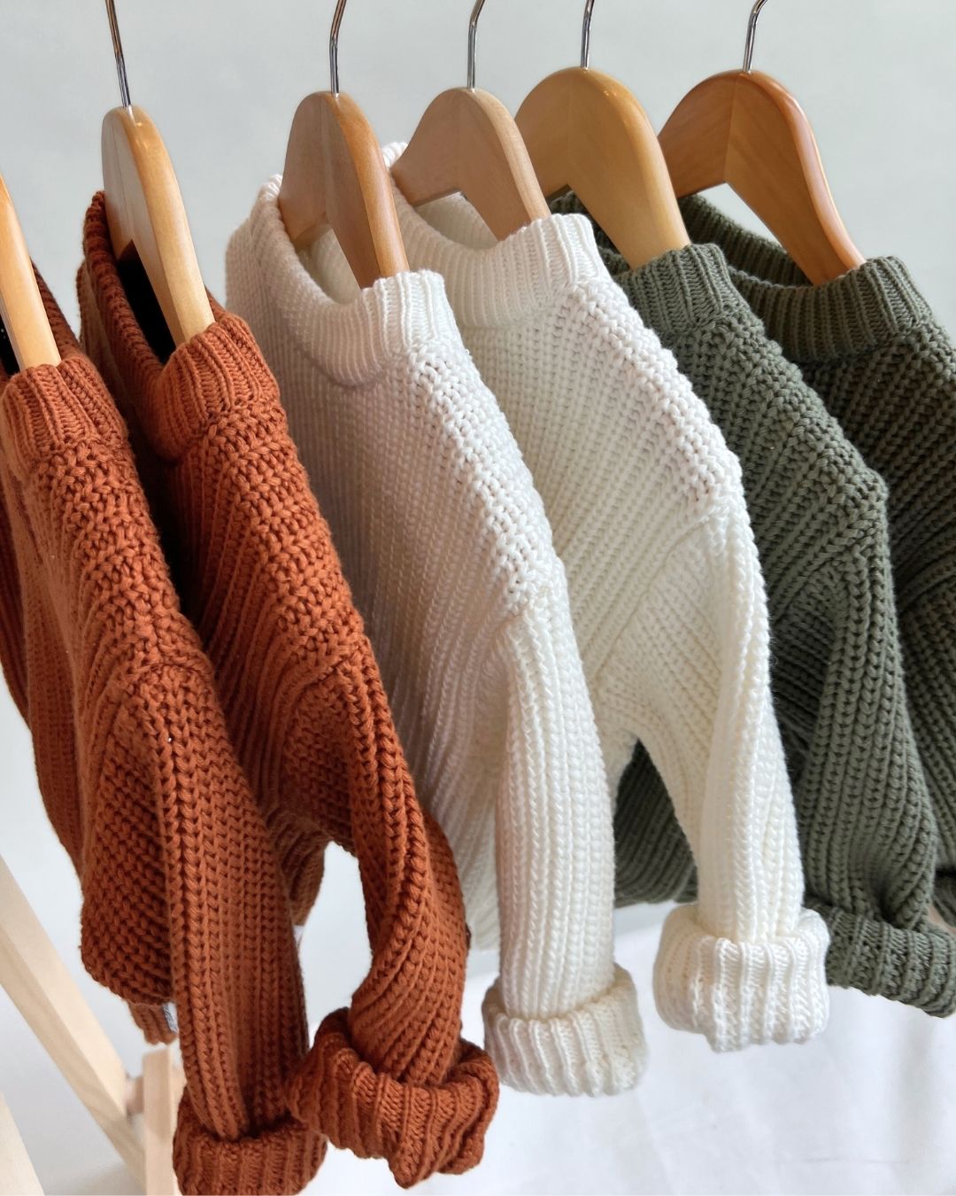 Chunky Knit Sweater | Milk - HoneyBug