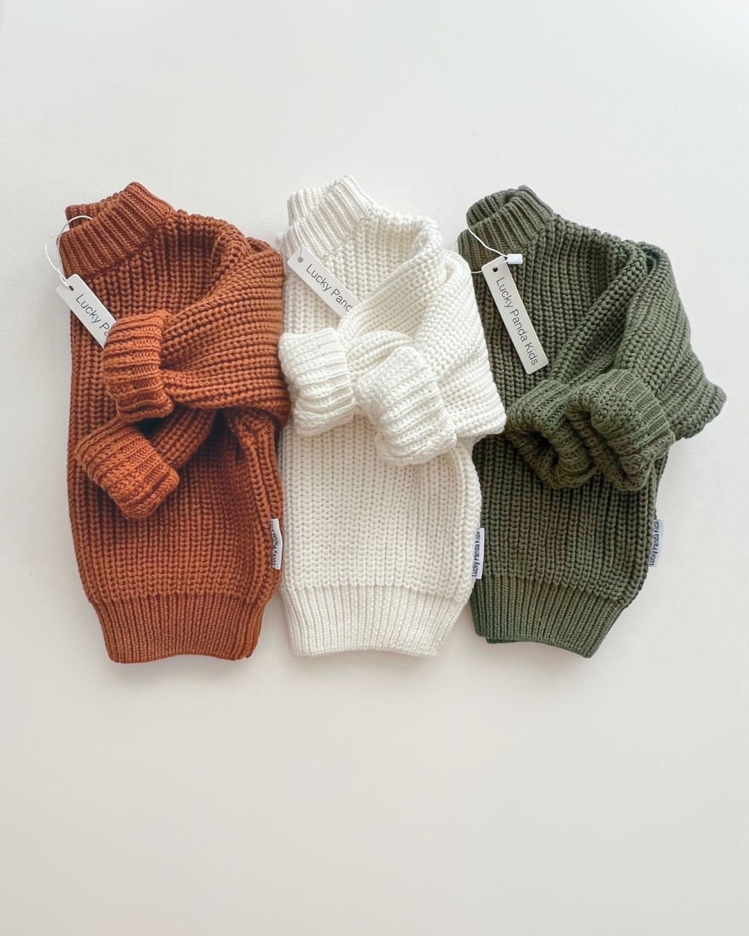 Chunky Knit Sweater | Rust - HoneyBug
