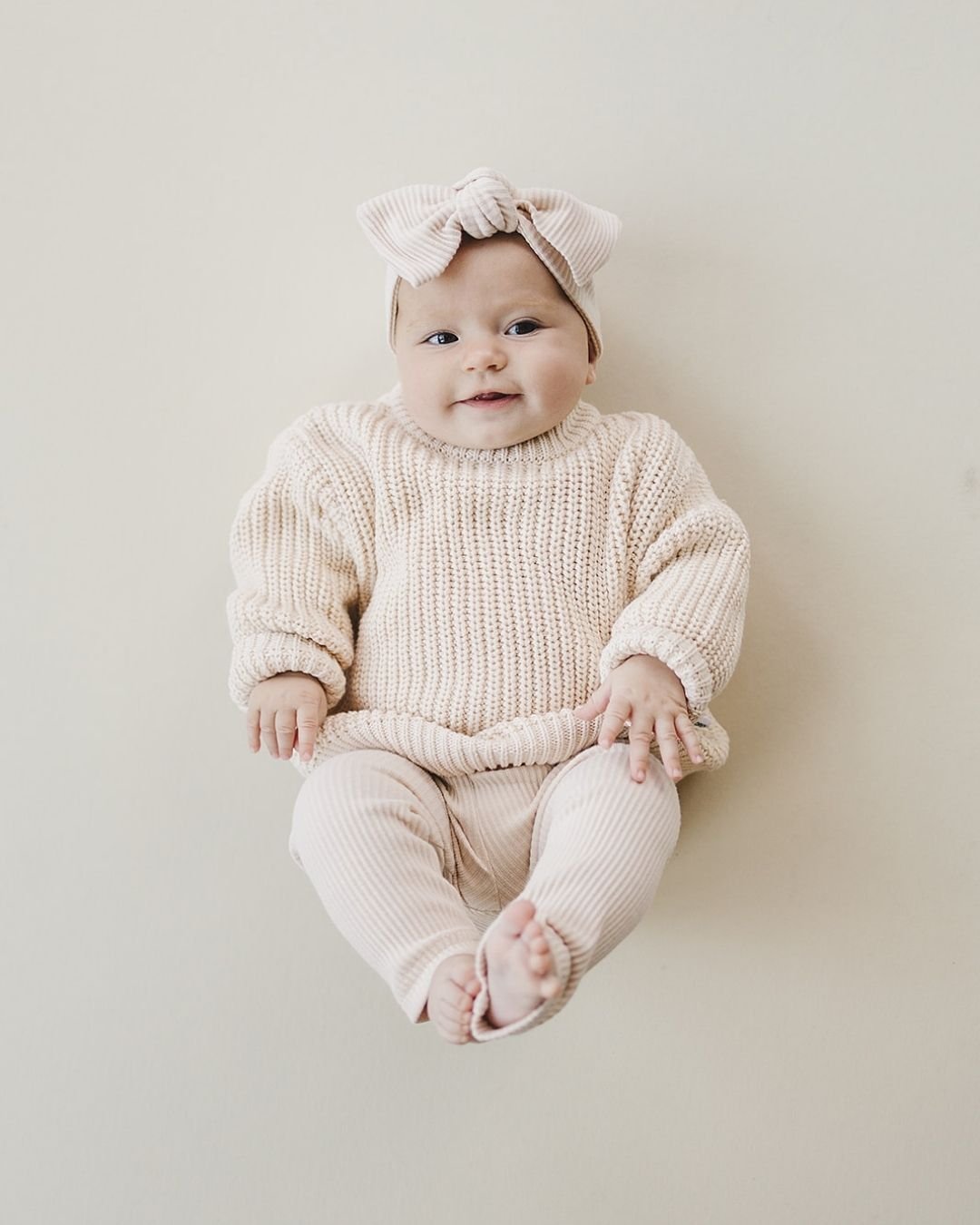 Chunky Knit Sweater | Vanilla - HoneyBug