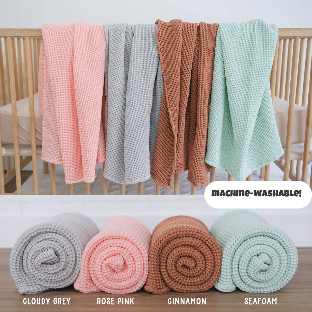 Cinnamon Waffle Baby Blanket