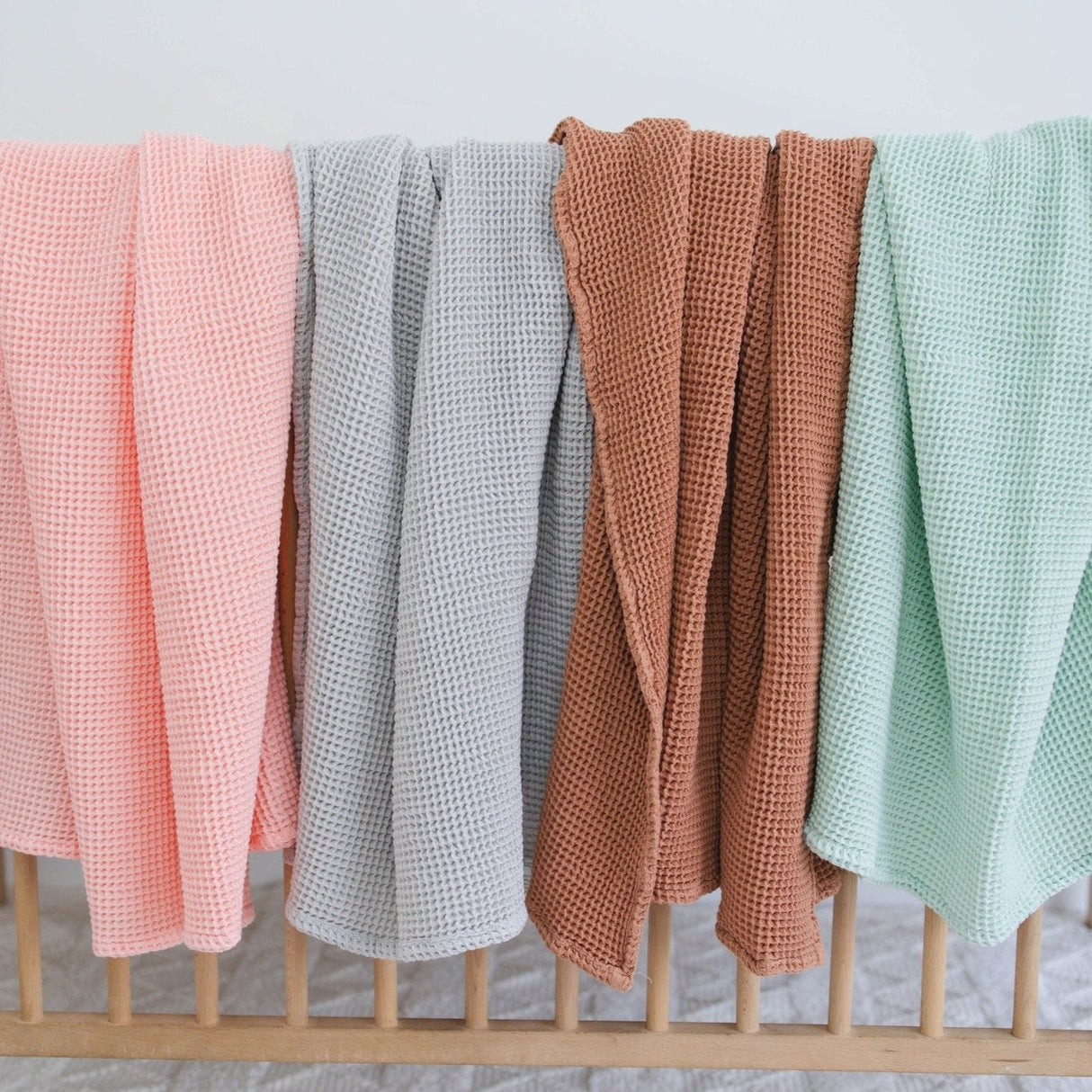 Cinnamon Waffle Baby Blanket