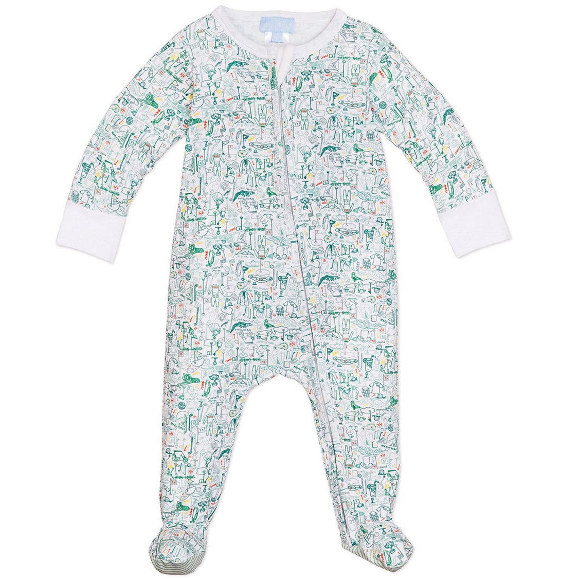 Golf Zip Baby Onesie - HoneyBug
