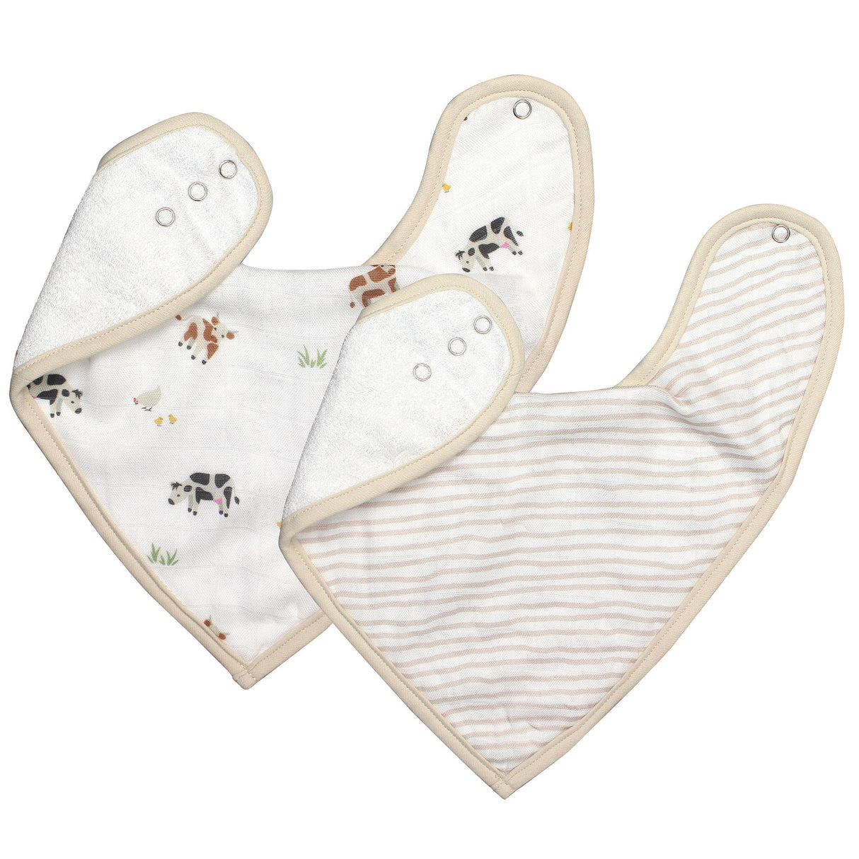 Cow Bib Set - HoneyBug