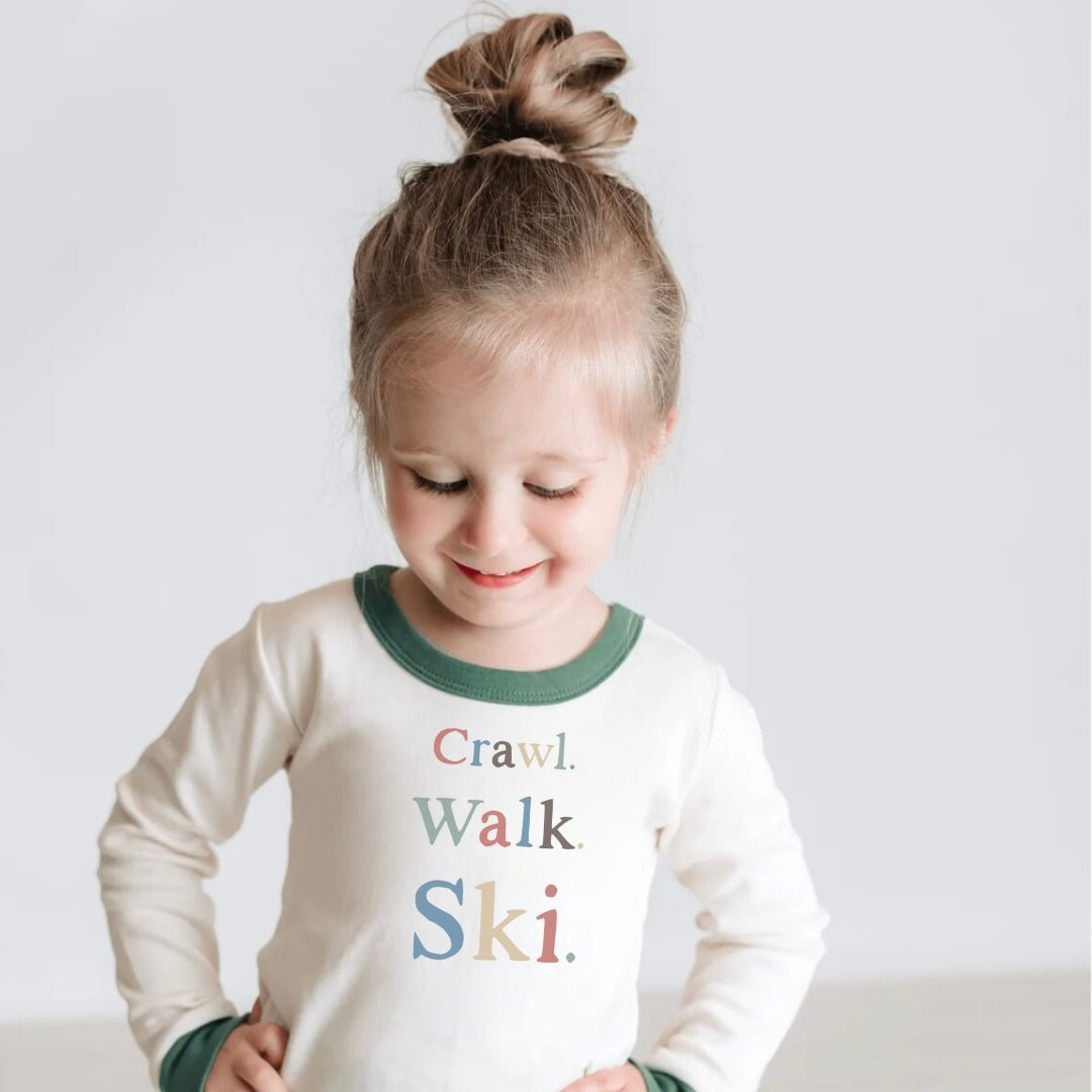pajamas |crawl walk ski - HoneyBug