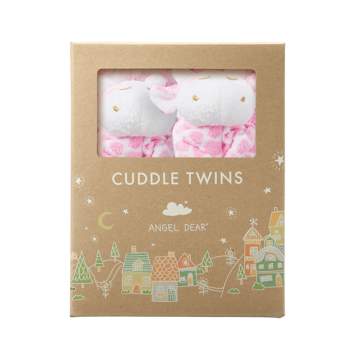 Cuddle Twins - Giraffe Pink - HoneyBug