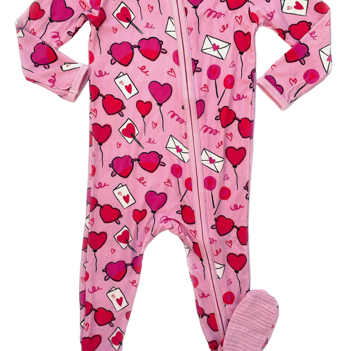 Tulip Festival Print Footie With Zipper main image 1