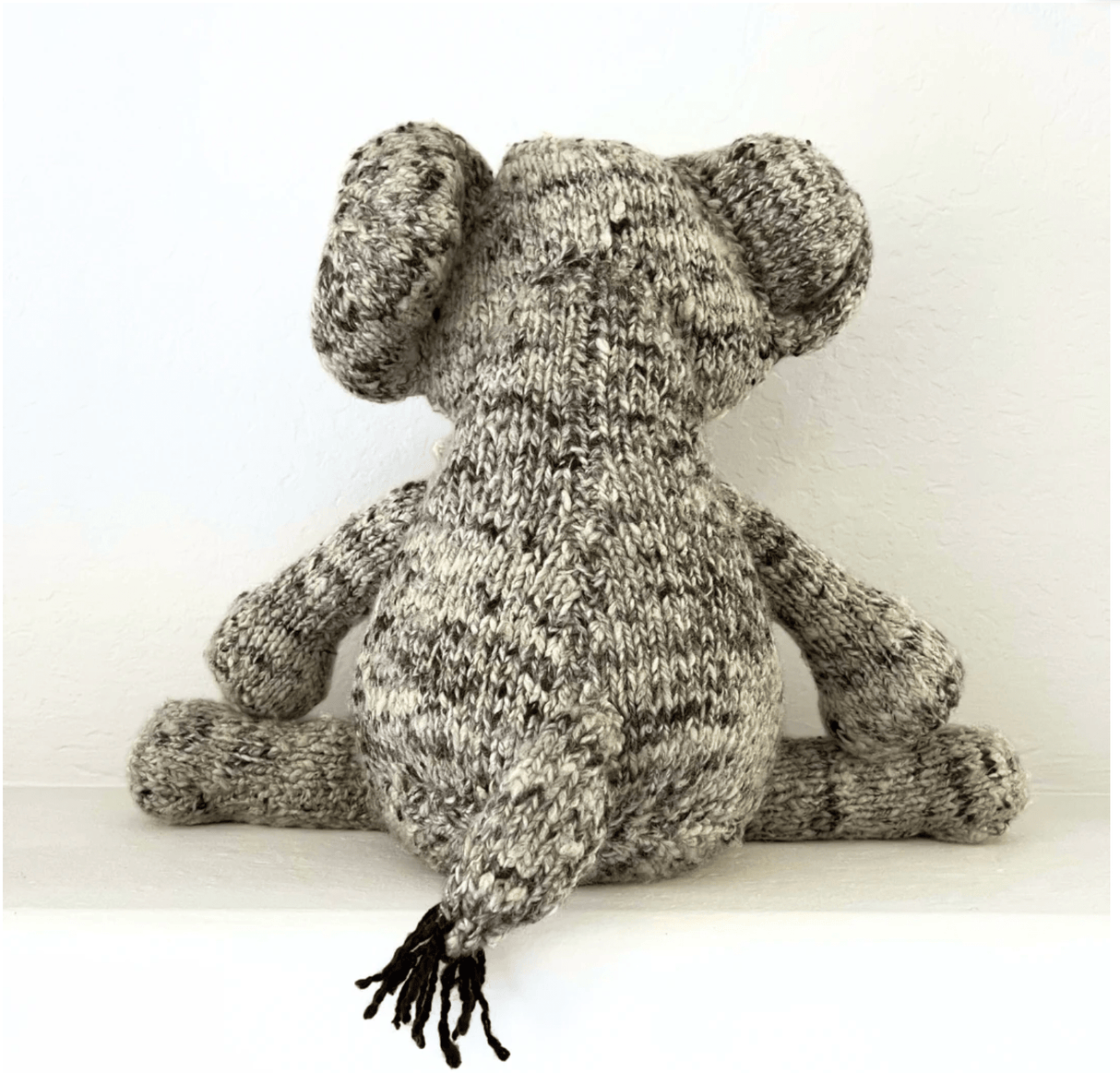 Wool Knit Buddy | Elliott the Elephant - HoneyBug