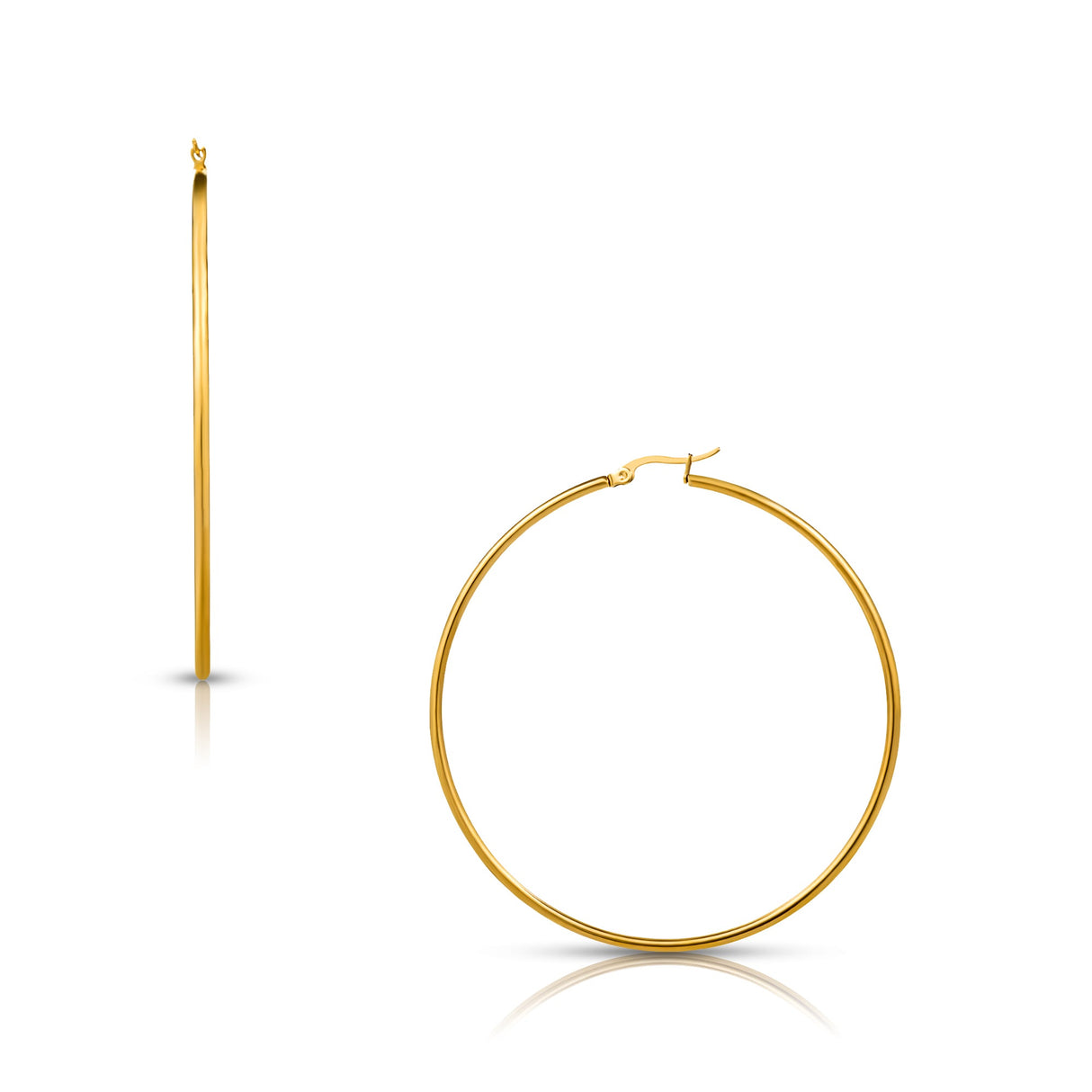 Laurette Medium Hoop Earring - HoneyBug
