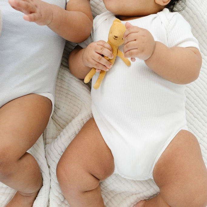 3 Pack Ribbed Undershirts - HoneyBug