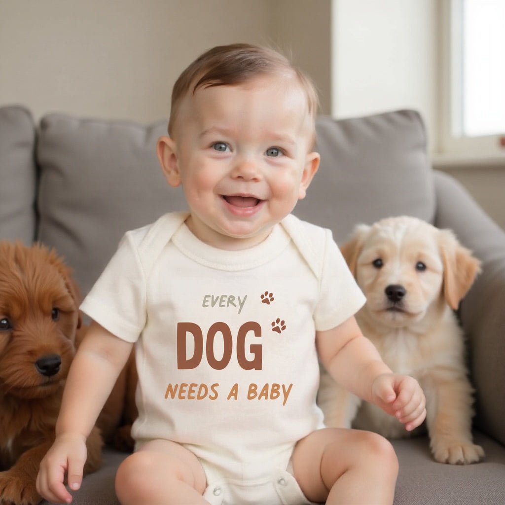 graphic bodysuit |Every Dog Needs A Baby - HoneyBug