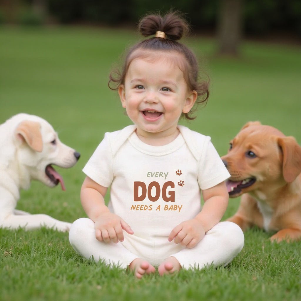 graphic bodysuit |Every Dog Needs A Baby - HoneyBug