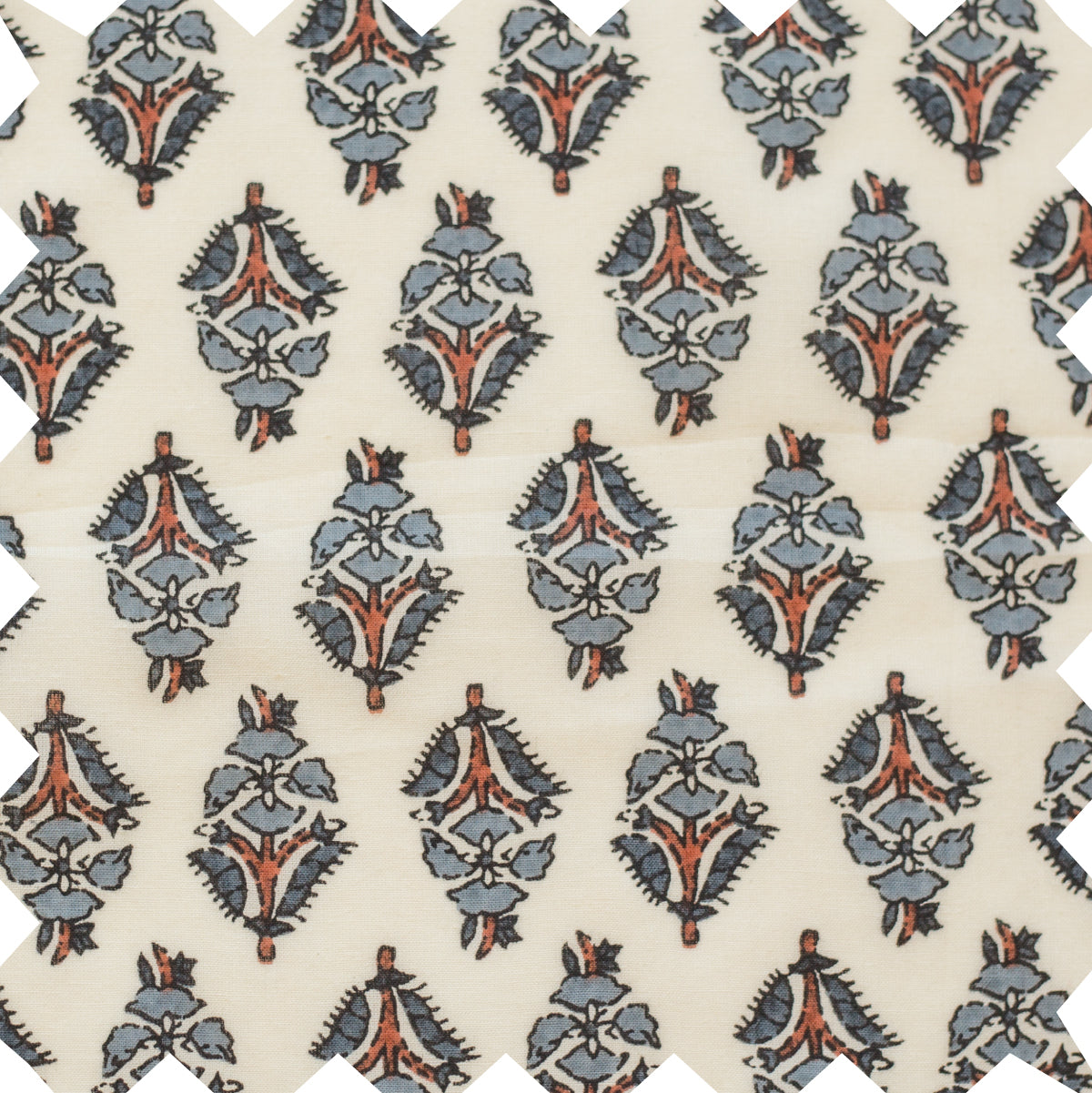 Girls Everly Square Neck Dress | Teal and Brown Jewel Handblock - HoneyBug