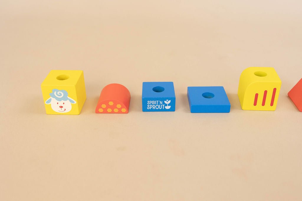 Farm Wooden Stacking Train