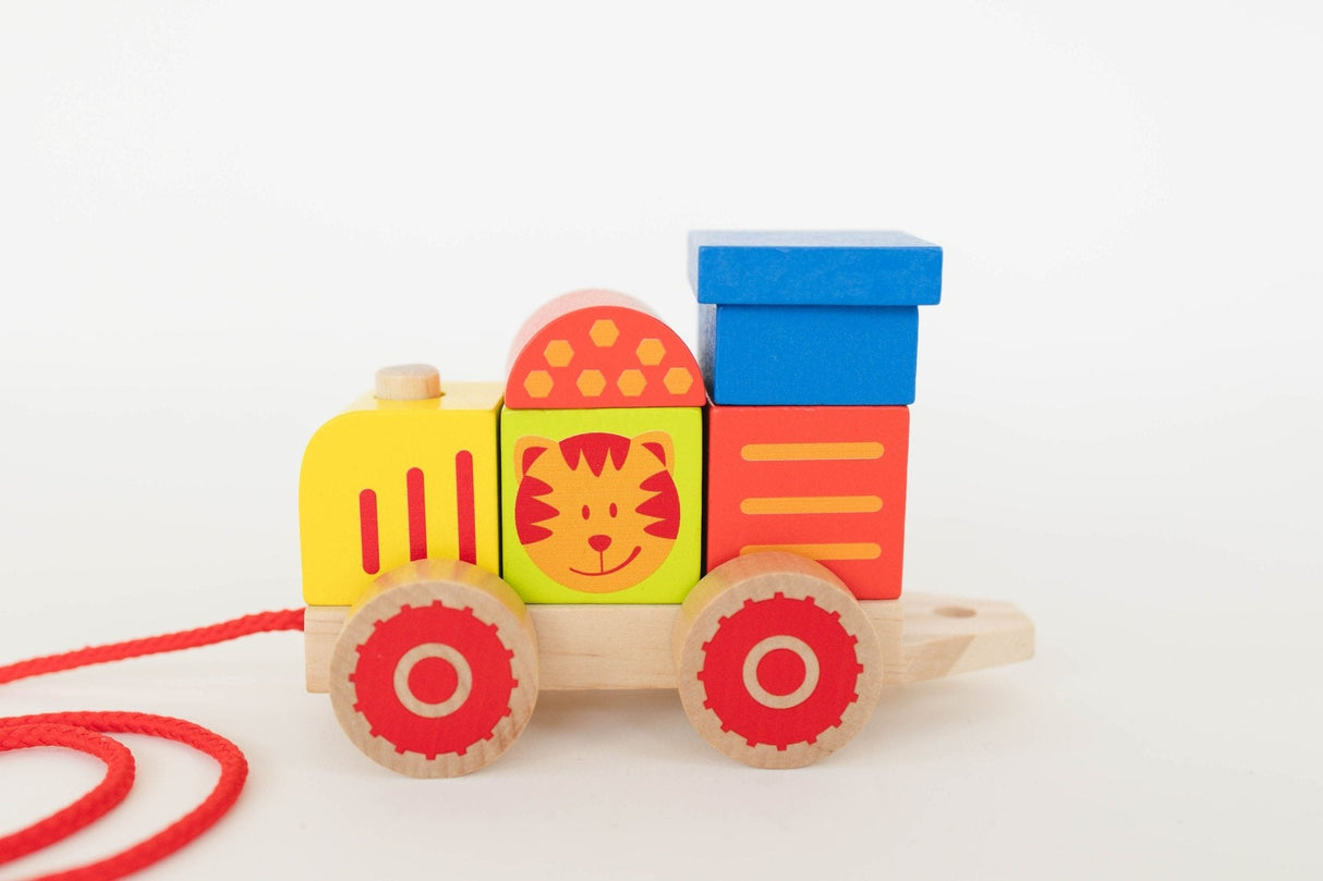Farm Wooden Stacking Train