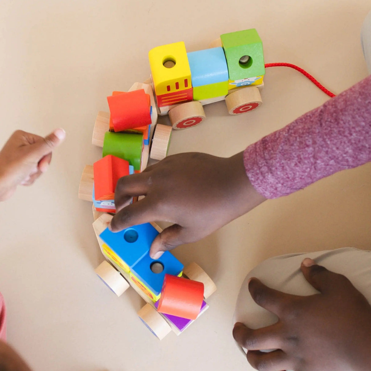 Farm Wooden Stacking Train